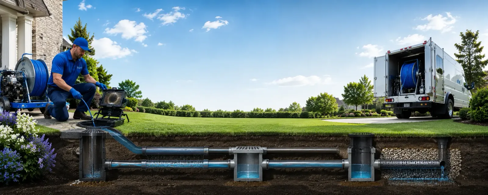 Outdoor drain cleaning information for Knob Lick, KY